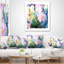 Coussin abstrait d’art floral-29883705-29883701