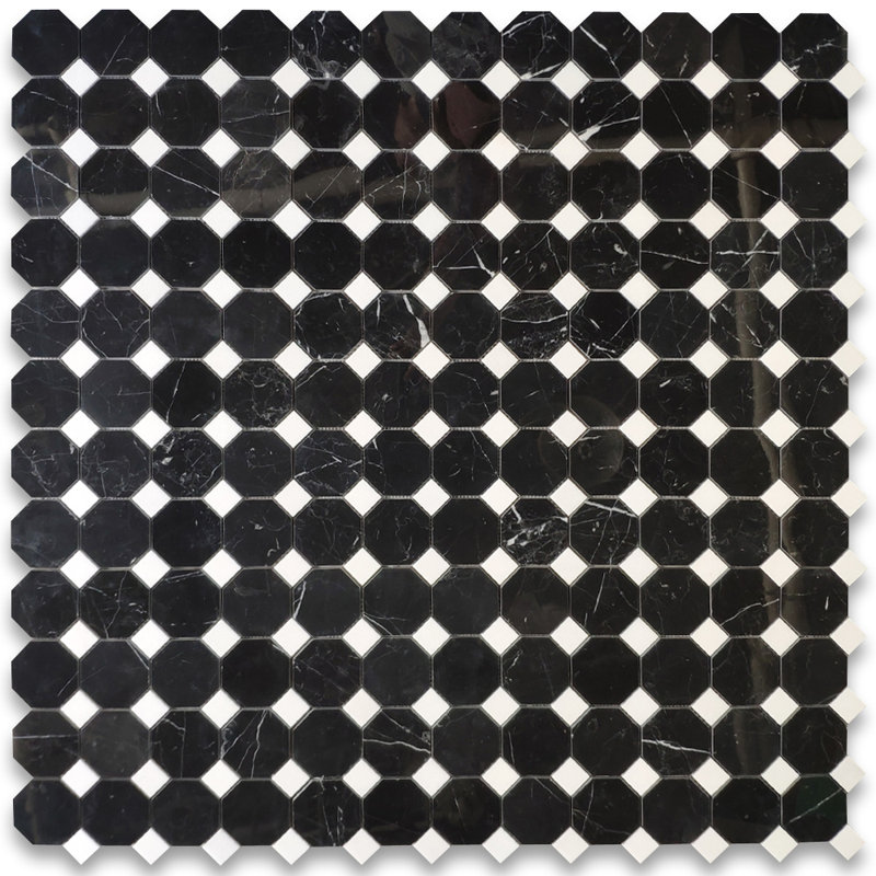 12" x 12" Marble Mosaic Wall & Floor Tile