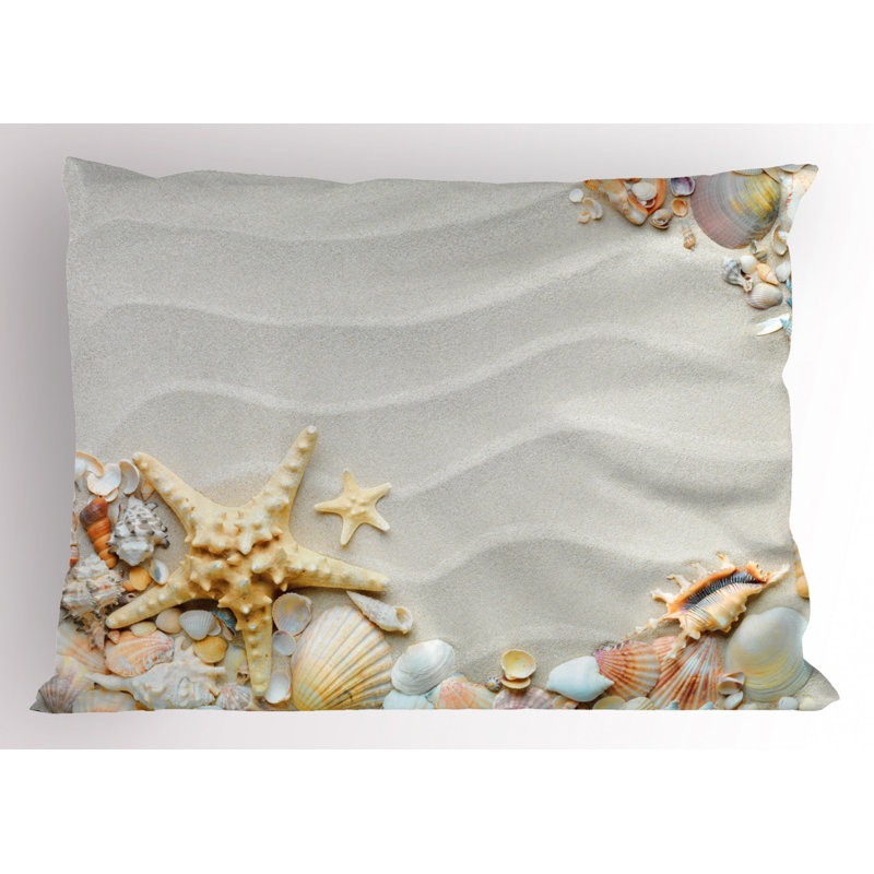 Starfish Polyester Sham Set, Twin