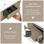 Meuble-lavabo flottant 48 po avec lavabo, meuble de rangement mural avec lavabo à surface solide et tiroirs à fermeture en douceur entièrement assemblés-126271500