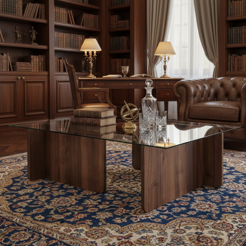Luton Glass Top Coffee Table