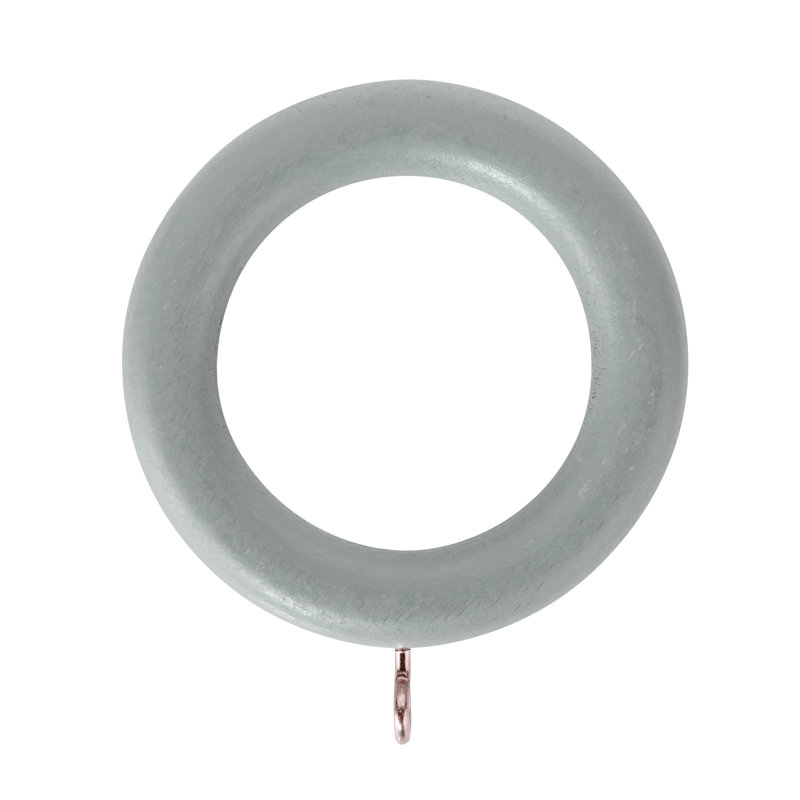 Keswick Curtain Rings, 2.8cm, Pale Slate