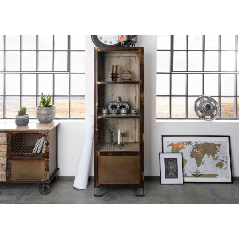 Heavy Industry Curio Cabinet, Brown
