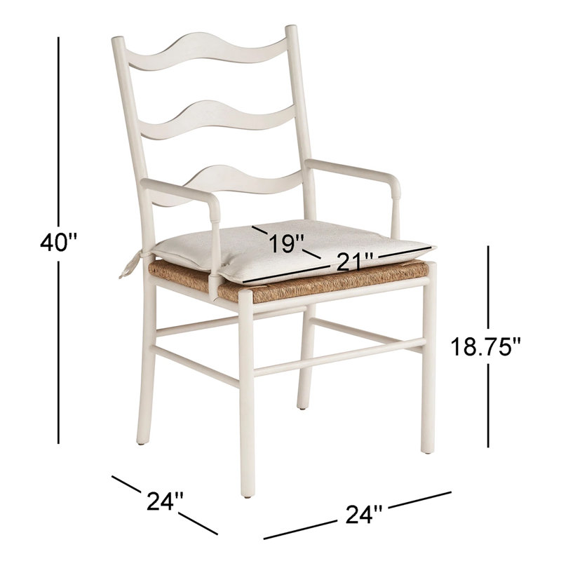 Chaise avec accoudoirs Rosalie