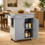 32.8 " W Kitchen Cart