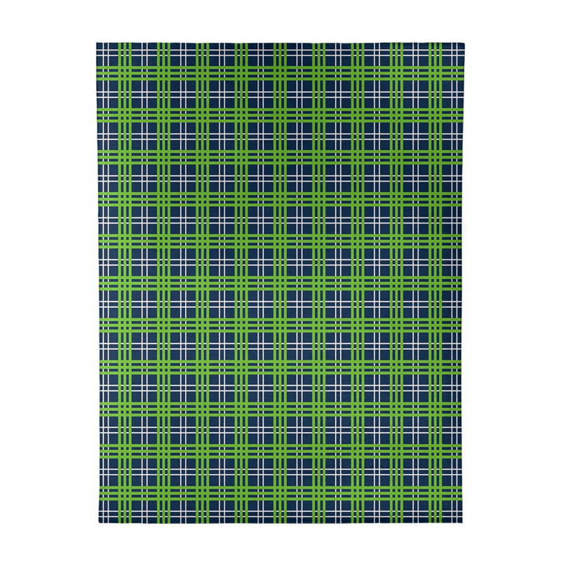 Plaid Indoor Rug, Rectangle 8' x 10'
