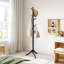 Kimra Solid Wood Freestanding 8 - Hook Coat Rack-1741680049