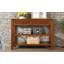 Console avec 2 tiroirs de rangement et 2 tablettes de style Mid-Century Buffet en bois massif de 42 po pour le salon, la cuisine, la salle à manger, le vestibule et le vestibule-22196616