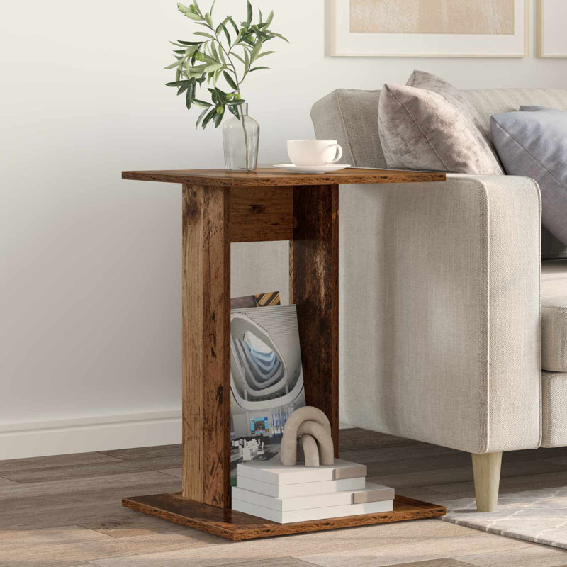 End Table, Old Wood