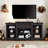 Wood Top TV Stand With Shelves-28488968-15924419