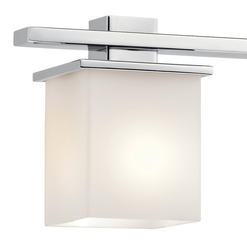 Éclairage pour salle de bain 4 lumières Macri, Chrome