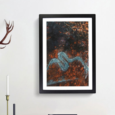 Road in Bregaglia Switzerland - Picture Frame Painting Print