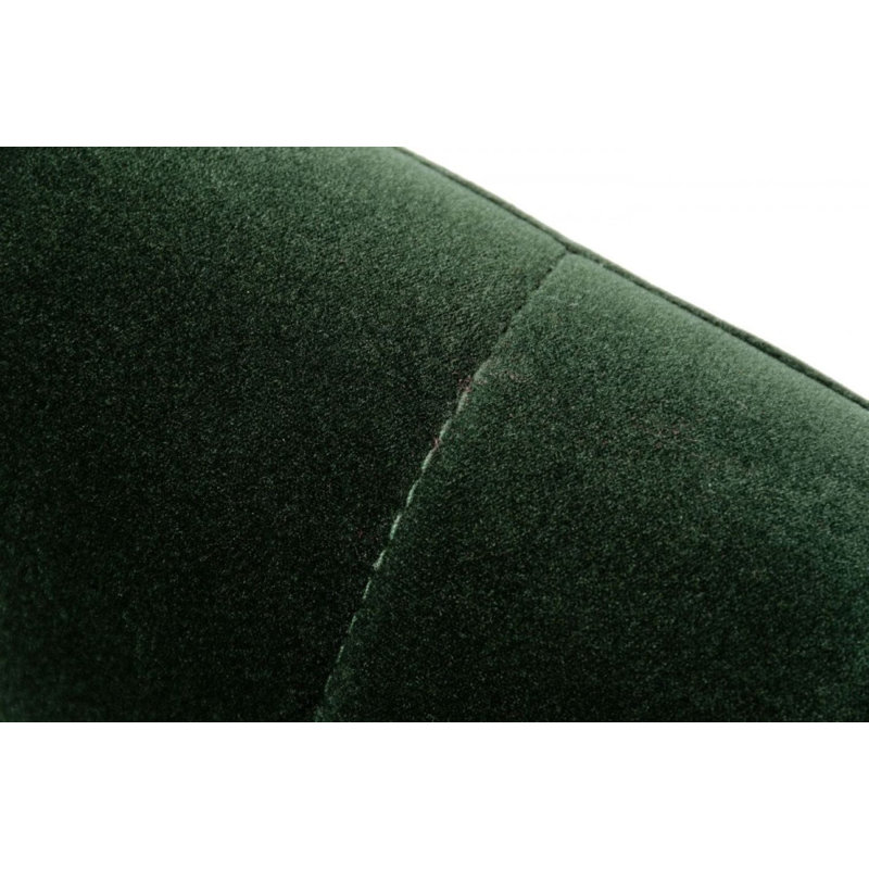 Fauteuil en velours Kidman, Velours vert