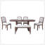 Ensemble de table de salle à manger 6 pièces, table de salle à manger en bois extensible de 60 à 78 pouces avec rallonge amovible, ensemble de table de cuisine avec 4 chaises d'appoint et banc rembourrés, ensemble de table de salle à manger pour 6-1697977585