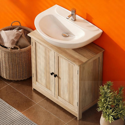 Armoire de salle de bain avec 2 portes