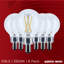5.5 Watt G16.5 LED Candelabra Base Clear 3500K CCT 120 Volt-519306046-519306032-519306034