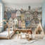 Décoration murale européenne de bâtiments de style pastel en aquarelle-1371248603-1371248604
