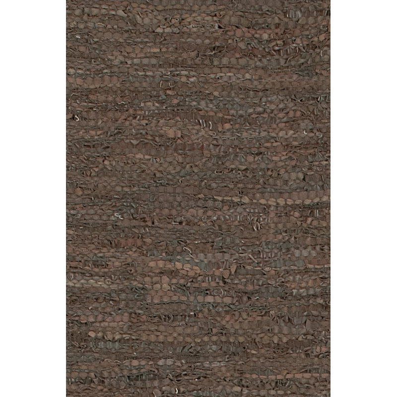 Bardette Faux Leather Indoor Rug, Runner 2'6" x 7'6"