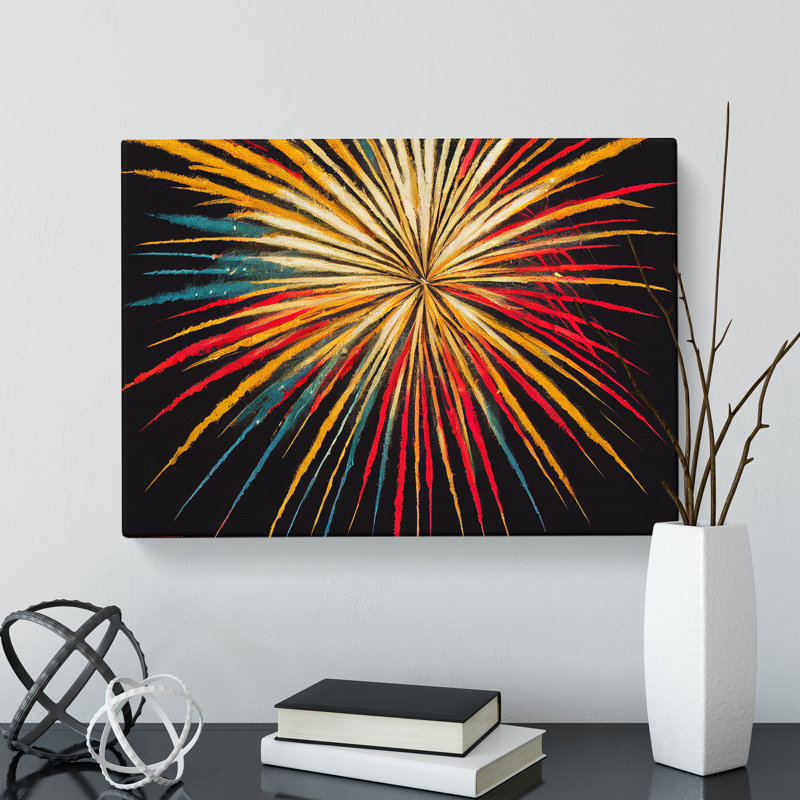 Unbeatable Fireworks - Wrapped Canvas, 40cm H x 60cm W x 3cm D