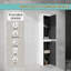 Armoire de salle de bain 12 po avec 2 portes à fermeture douce - conception murale moderne-1835943190