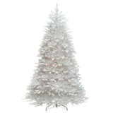 Dunhill 9' White Fir Artificial Christmas Tree with 900 Clear Lights with Stand