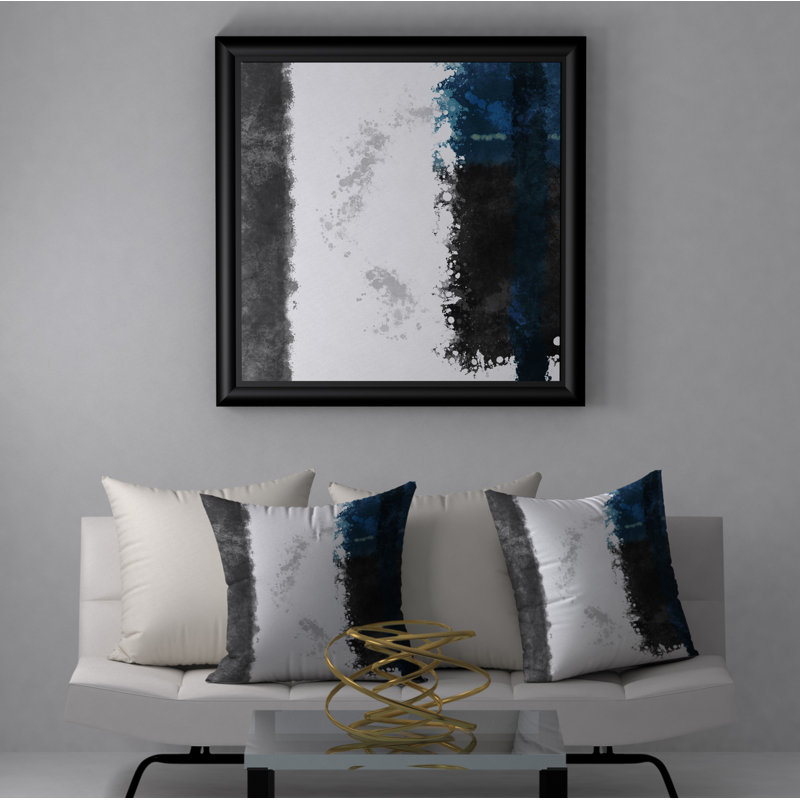 Magnifique housse de coussin décorative carrée et insert, H 24 po x l 24 po