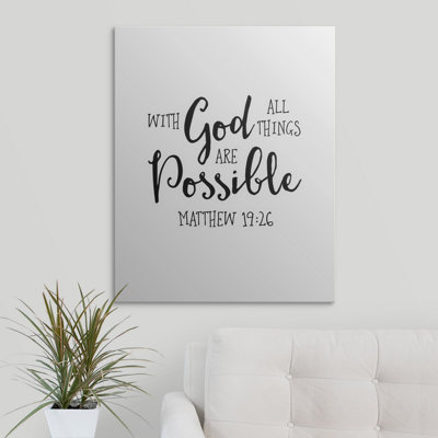« matthew 19:26-scripture art », art textuel