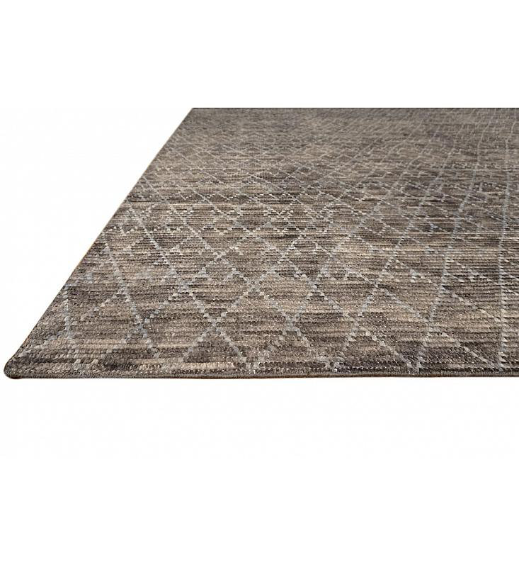 Mystique Hand Knotted Wool Geometric Area Rug, Rectangle 10' x 14'