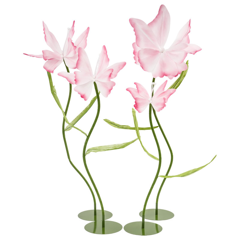 Fleurs de papillon artificielles, Rose