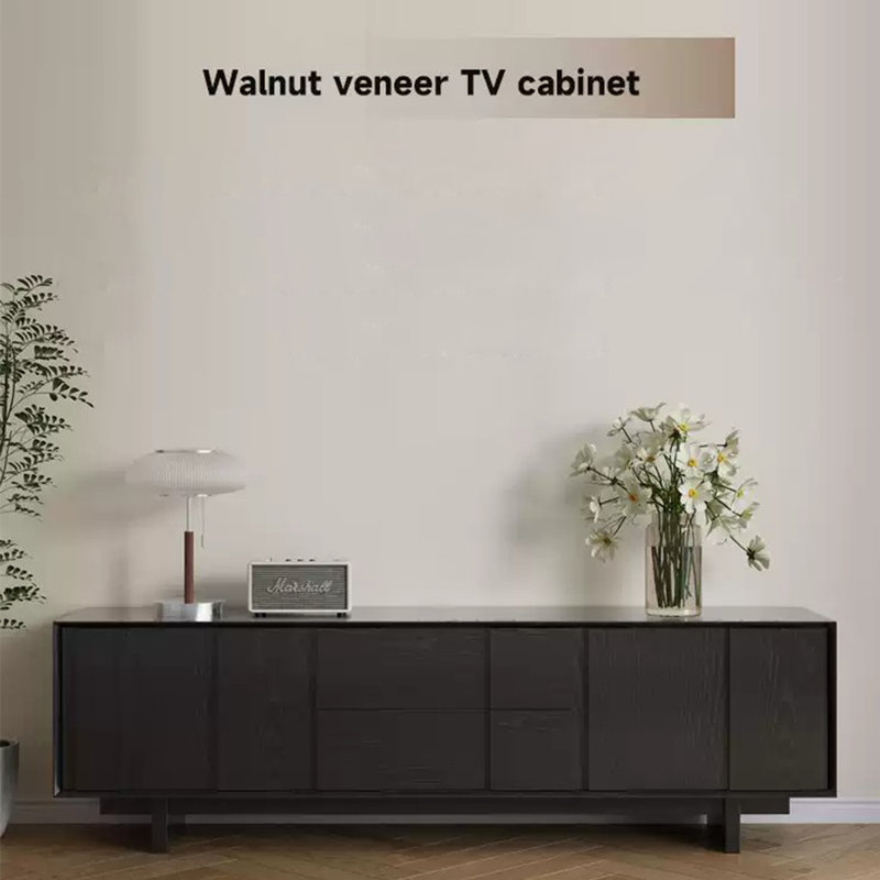 Meuble télé écologique à base d'eau, Noir