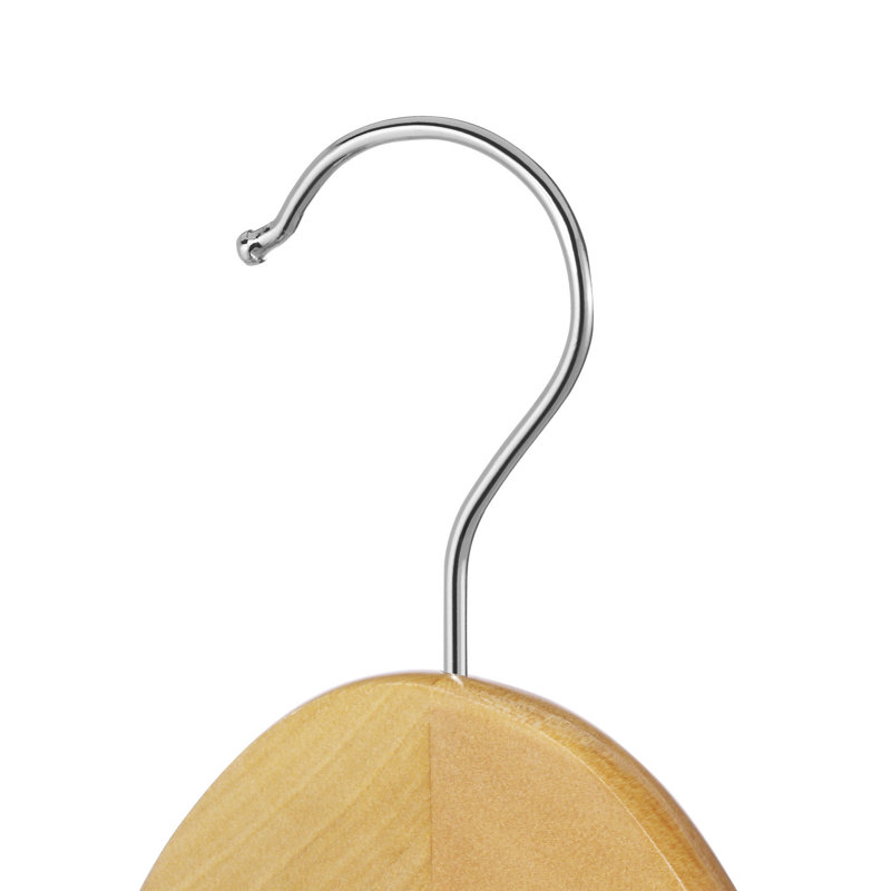 17.52" W Solid Wood Standard Hanger with Swivel Hook - Basics by Wayfair™