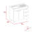 3-Drawer Base Cabinet And