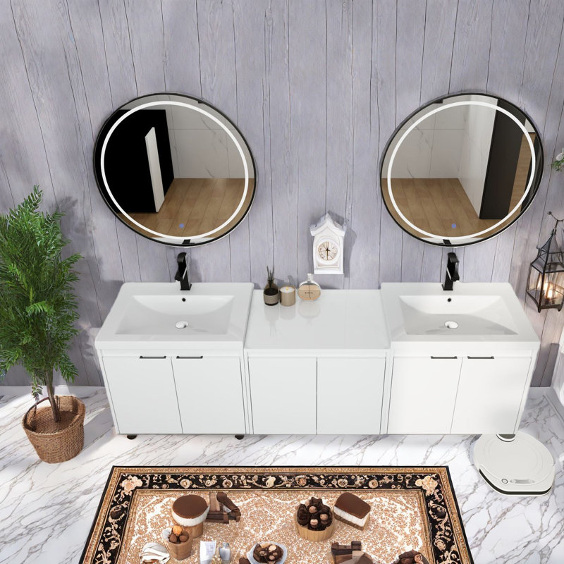 Vanities(must Include Both Vanity Cabinet  And Sink), 72 Inch Modern Storage