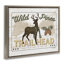 Art mural sur toile Wild Pines Trailhead Floater, design par Jennifer Pugh