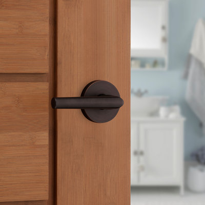 Milan Bed/Bath Lever in Venetian Bronze