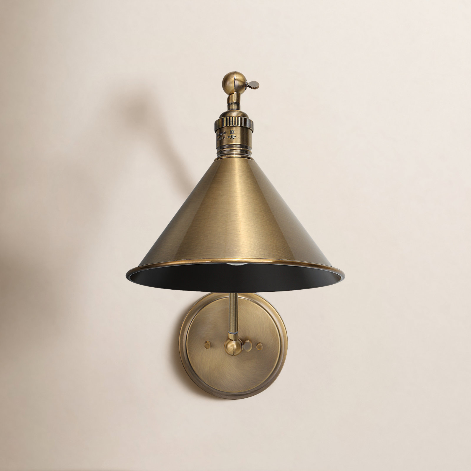 Cieran Single Light Dimmable Swing Arm Sconce