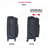 (20+24) Two-piece suitcase suitcase set Oxford trolley case without password lock universal wheel