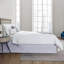 Jupe de lit de 16 po avec jupes de lit en microfibre brossée plissée-24825983-101377266