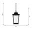 Lanterne suspendue Warren