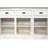 52" Solid Pine Sideboard Cabinet with 3 Doors 3 Drawers and Adjustable Shelf-1569839278