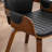Dundrod Faux Leather Upholstered Swivel Dining Armchair-123200764