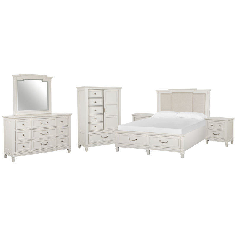 Commode à 2 tiroirs avec commode avec miroir de paysage et commode Murtagh