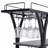 Industrial Bar Cart Kitchen Bar&Serving Cart for Home with Wheels 3 -Tier Storage Shelves-1184592882