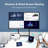 JYXCN 55" Touch Screen Smart Board, 2160p Interactive Whiteboard for School, Office & Training(Include Wall Mount)