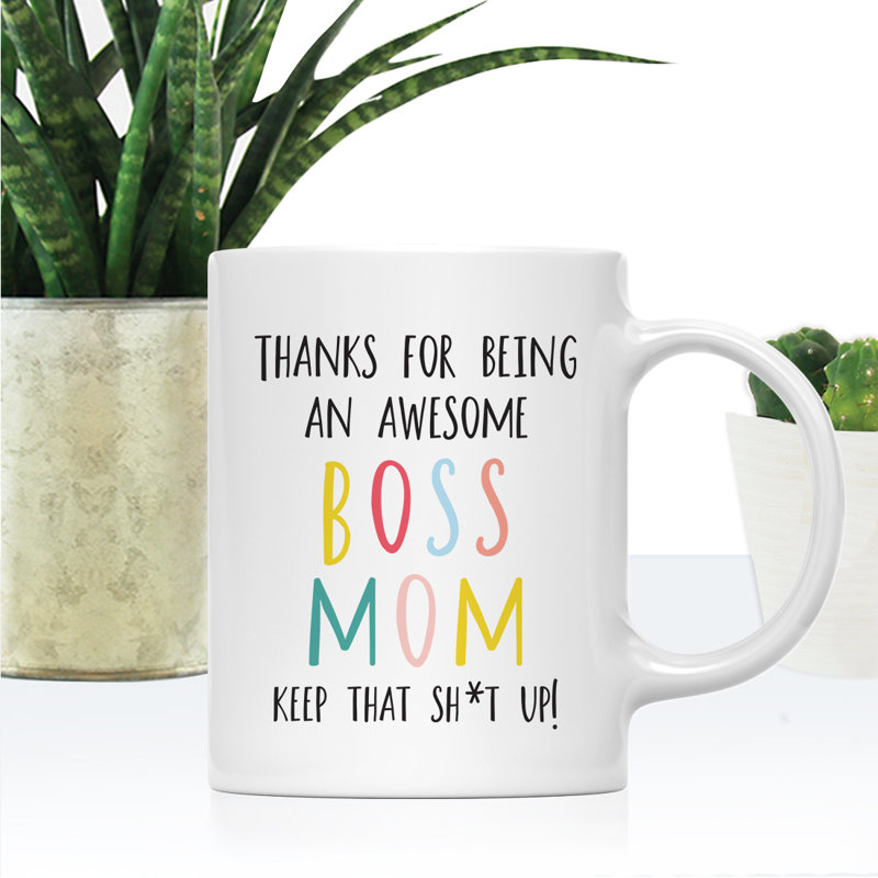 Tasse à café amusante, Boss Mom