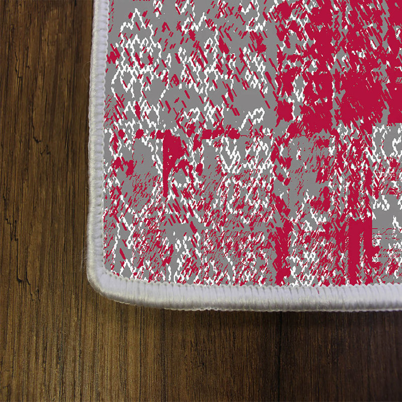 Stylish Woven Carpet (4.6 x 7.2 Feet), 100% Polyester, 0.4 in Pile Height | Antibacterial, Non-Slip Underside, Machine Washable | 3D Digital Print Design | Perfect for Living Room, Bedroom, & Dining Areas