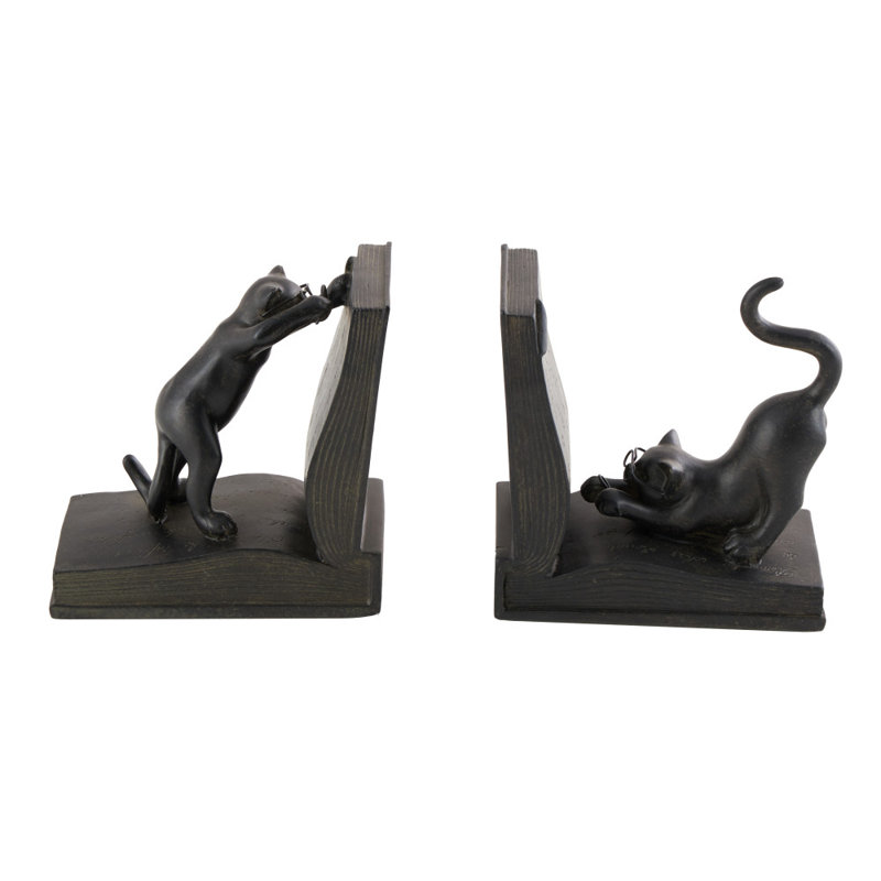 Serre-livres chat