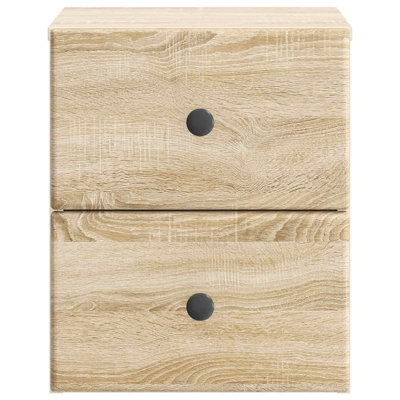 34.5cm W Manufactured Wood Bedside Table