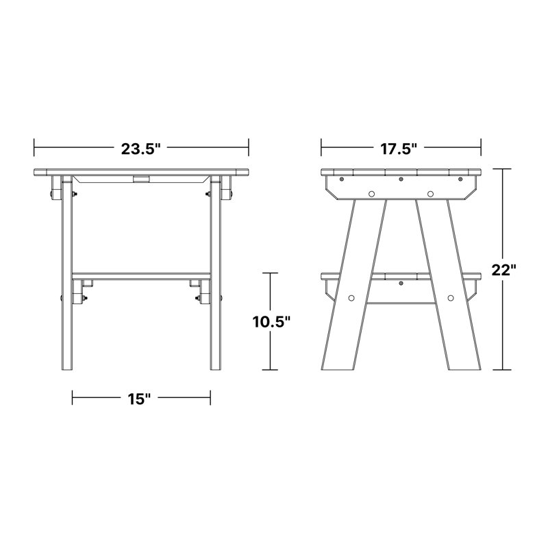 Heritage Two-Tier End Table, Cherrywood