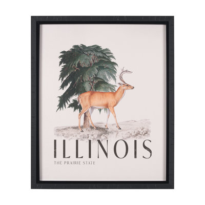 «Travel Guide - Kansas» par Vintage Collection, reproduction d'art encadrée à la main